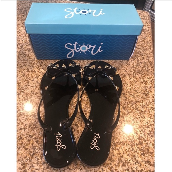 Stori Shoes Stori Studded Jelly Sandals Poshmark